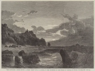La fine della terra, tramonto prima di una notte tempestosa